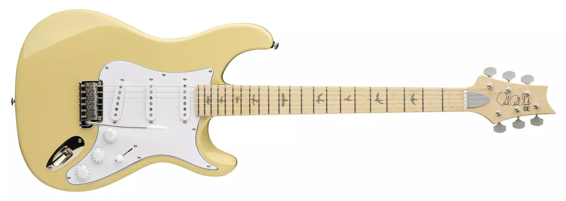 PRS Guitars John Mayer Silver Sky SE Maple Electric Guitar with Gigbag - Moon White 112108::3J SERIAL NUMBER CTIH033671 - 7 LBS 10 OZ