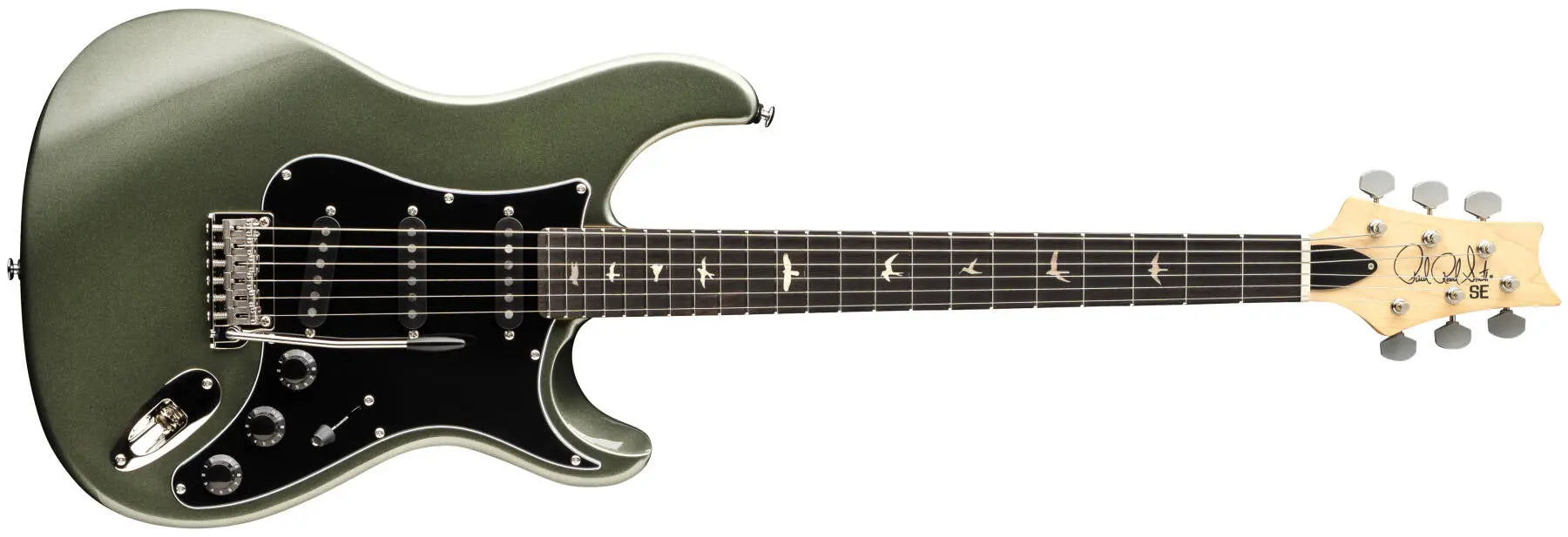PRS Guitars John Mayer SE Silver Sky Defender Limited Edition Electric Guitar - Woolstone Green 118557::8R