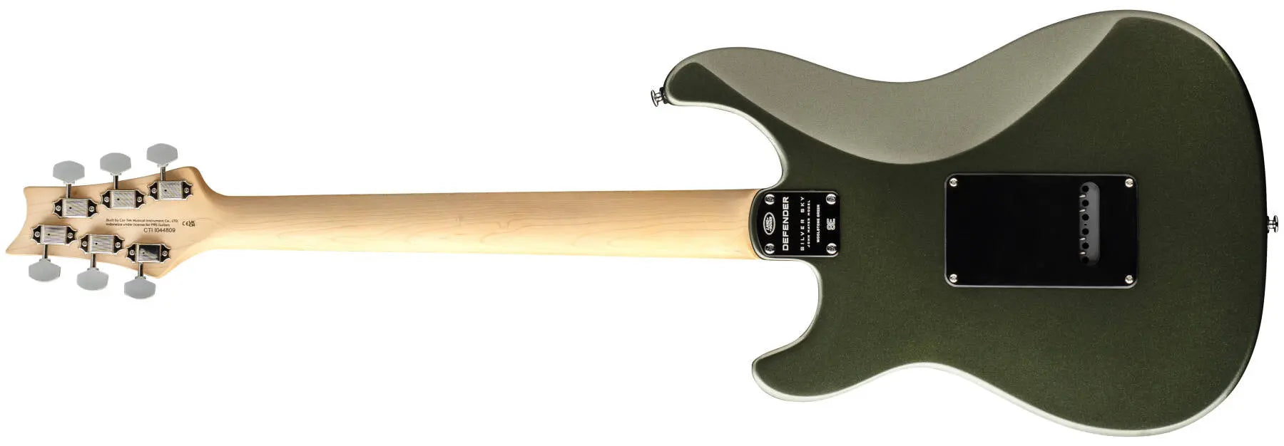 PRS Guitars John Mayer SE Silver Sky Defender Limited Edition Electric Guitar - Woolstone Green 118557::8R