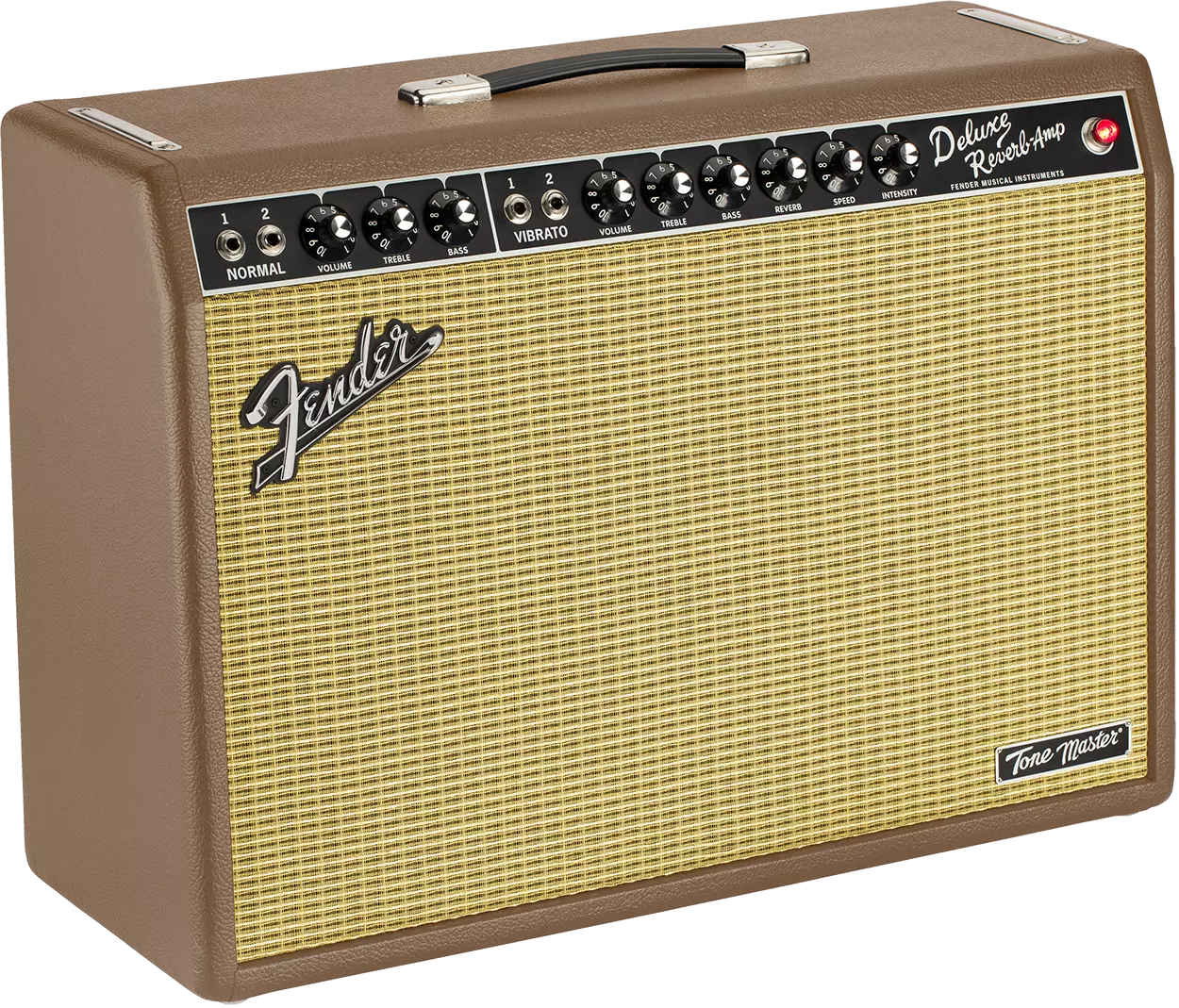 Fender LIMITED EDITION Tone Master Deluxe Reverb 1x12 Amplifier W/ FOOTSWITCH - Cocoa 2274100950