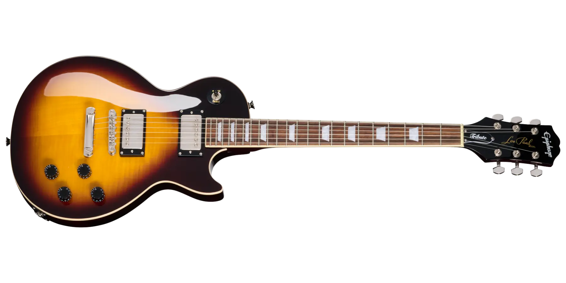 Epiphone Les Paul Tribute Plus Electric Guitar - Vintage Sunburst E1LPTPVSNH