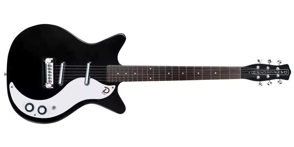 Danelectro 59 M NOS+ Electric Guitar with NOS+ Lipstick Pickups - Black D59M-BLACK