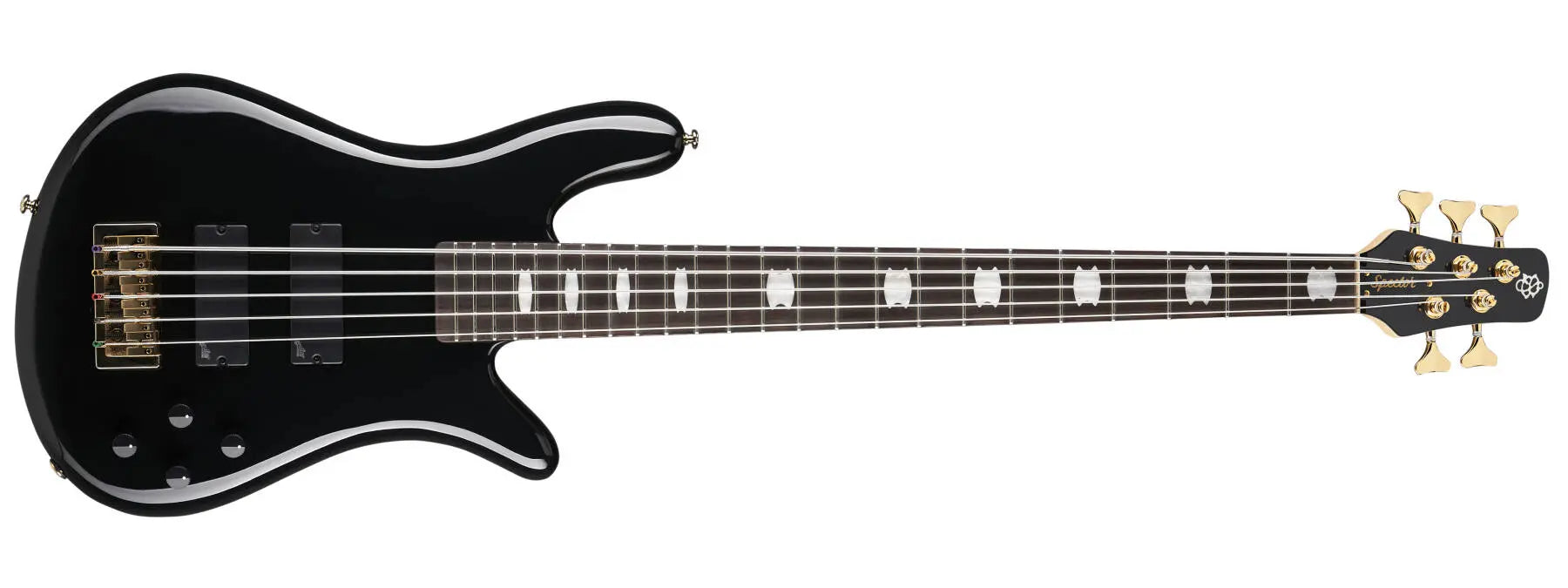 Spector Bass NS Icon Bolt-On 5-String Bass Guitar - Black Gloss ICONNS5BBK