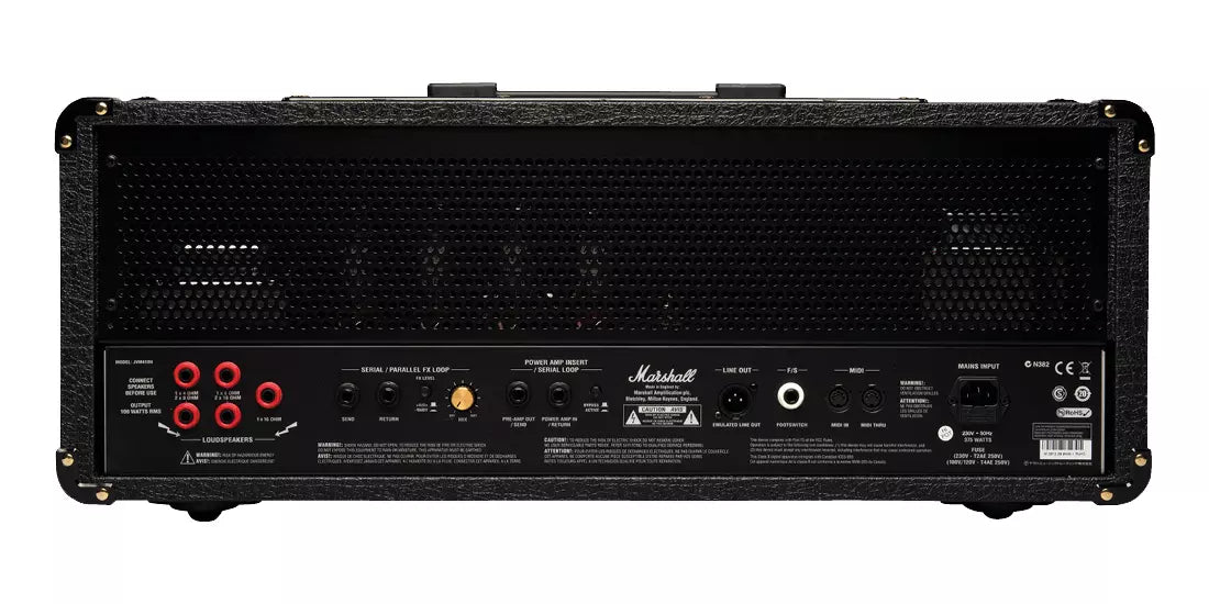 Marshall JVM 4 Channel 100 Watt All Valve Head JVM410H JVM410 INCLUDES 6 WAY FOOTSWITCH CONTROLLER