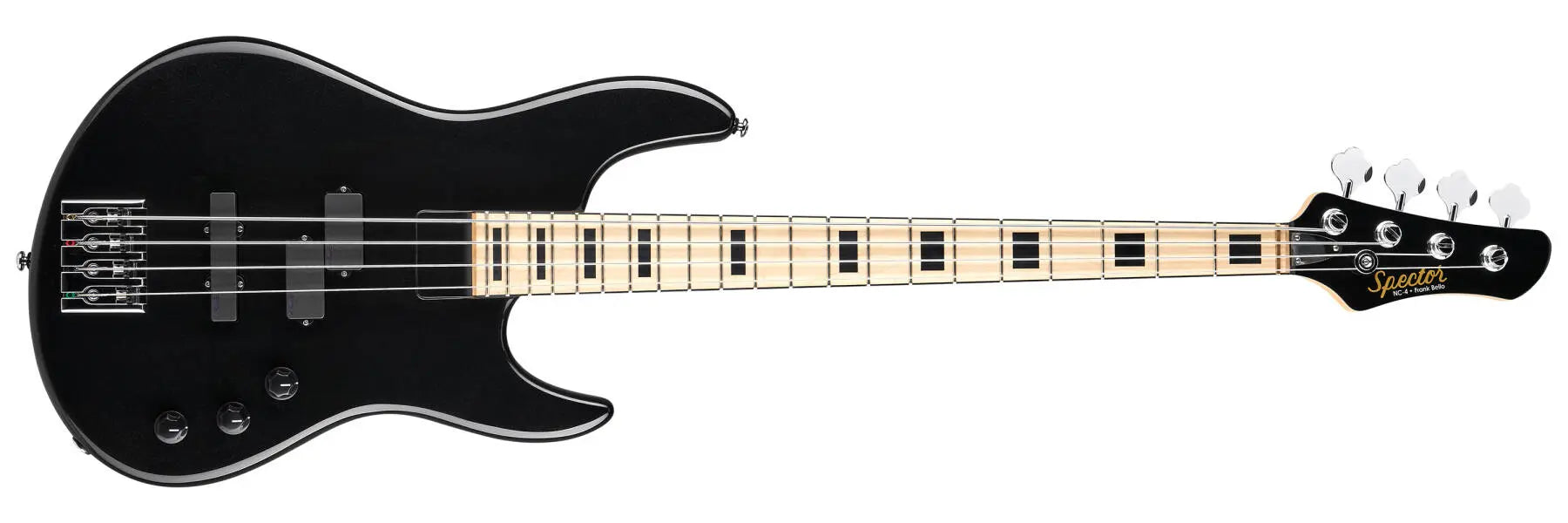 Spector Bass NC-4 Frank Bello Signature Bass Guitar - Black Sapphire ICONNC4FBBK