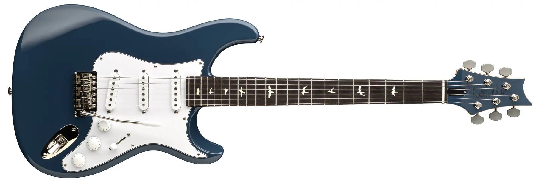 PRS Guitars John Mayer USA Silver Sky Defender Limited Edition Electric Guitar - Arles Blue 118591::5J
