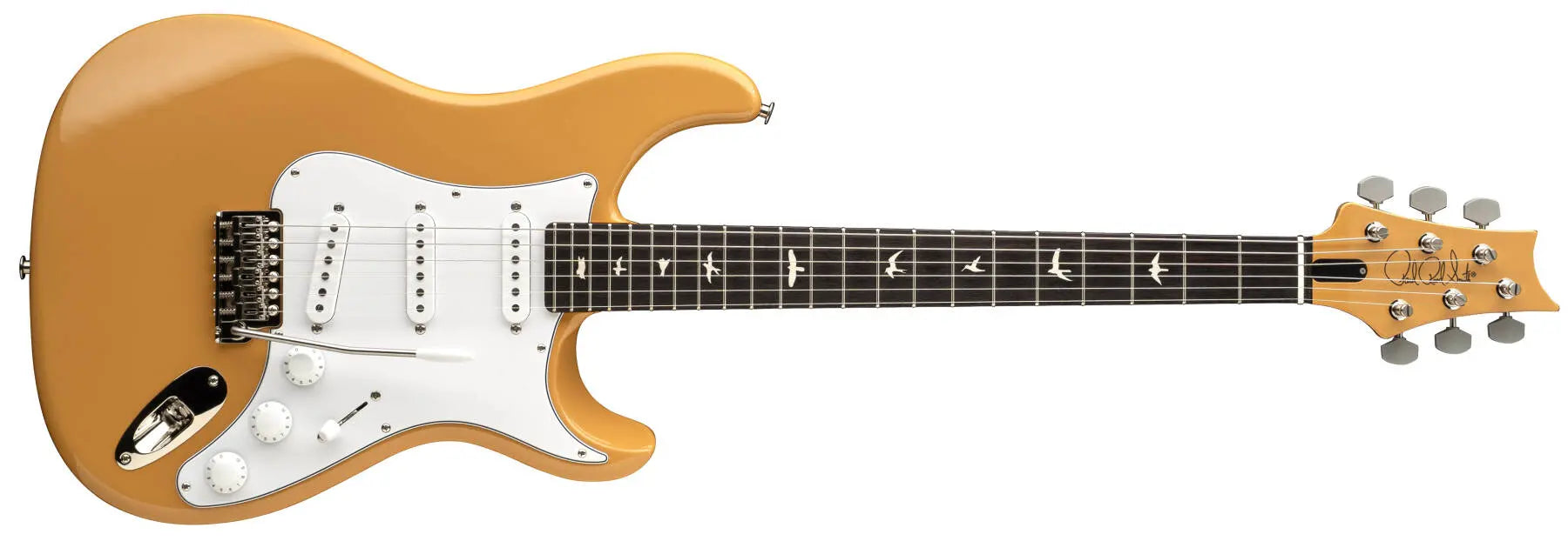 PRS Guitars John Mayer USA Silver Sky Defender Limited Edition Electric Guitar - Sandglow Yellow 118591::5H