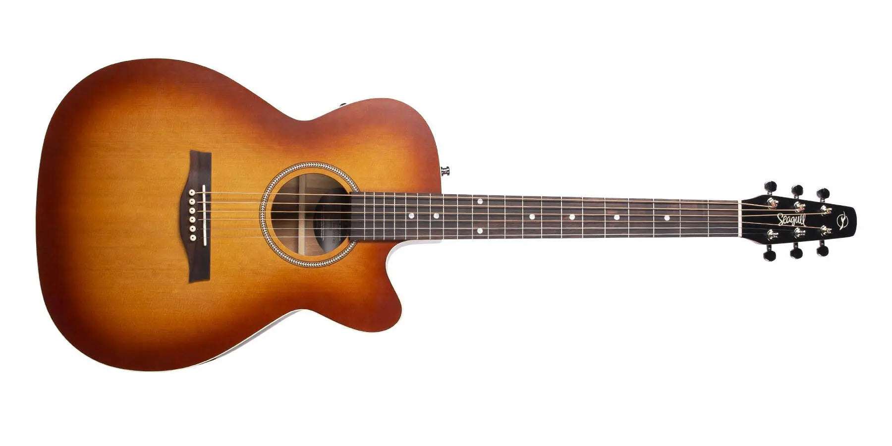 Seagull Guitars Entourage Concert Hall Acoustic/Electric Guitar with Cutaway - Rustic Burst S52653