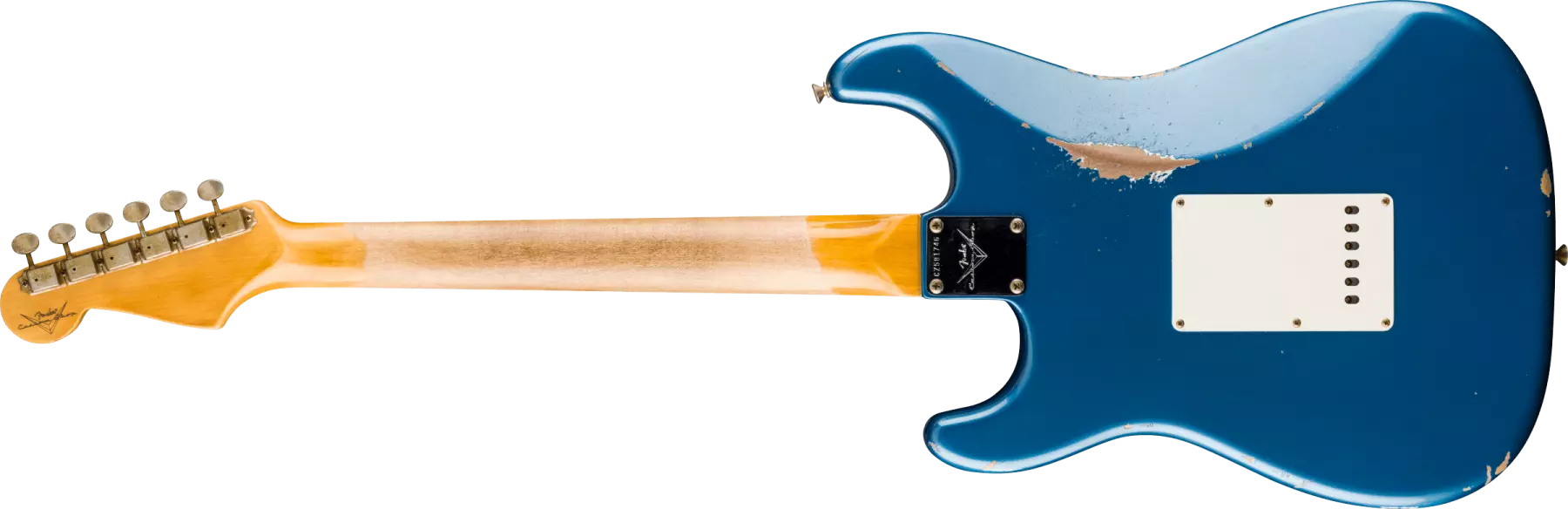 Fender USA Custom Shop 1962 Stratocaster Relic Rosewood Fingerboard Aged Lake Placid Blue 9235700038 SERIAL NUMBER CZ587562 - 7 LBS 9 OZ