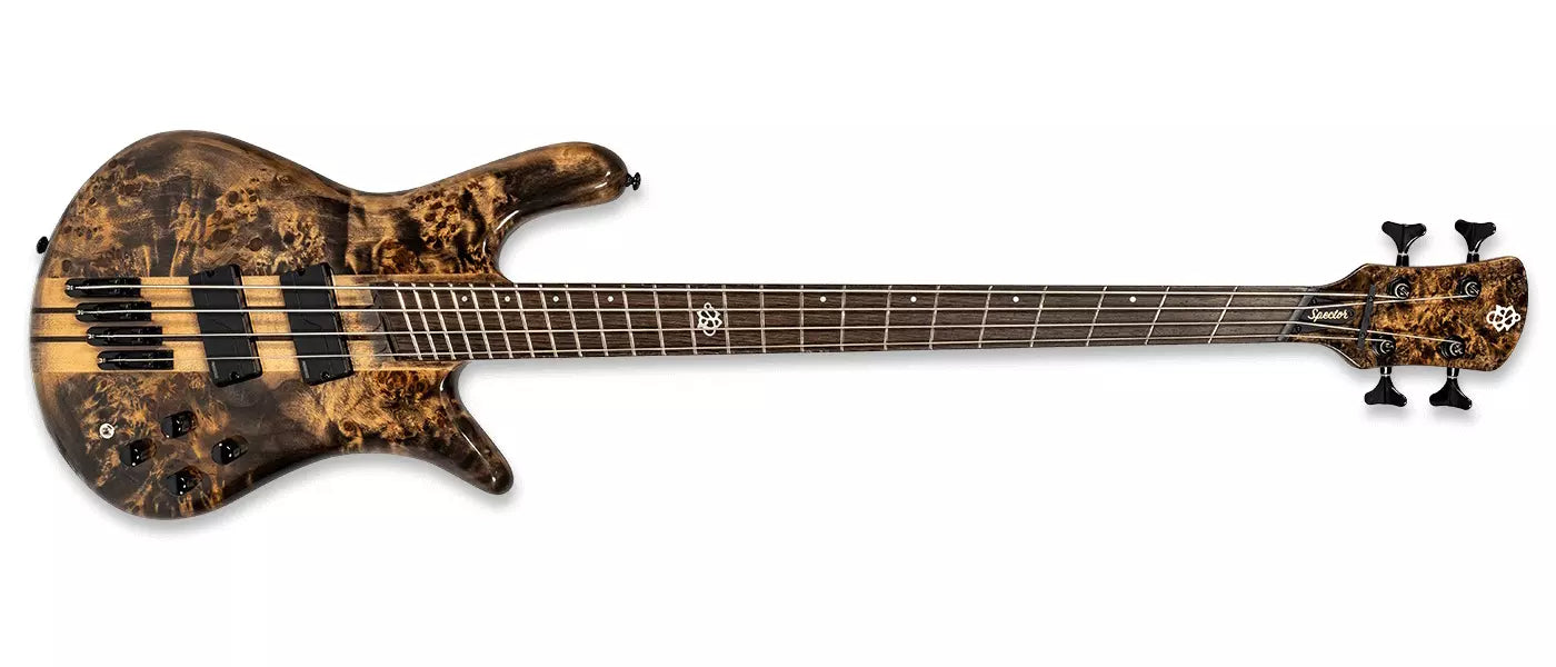 Spector Bass NS Dimension 4 Multi-Scale Bass Guitar - Super Faded Black Gloss NSDM4SFB