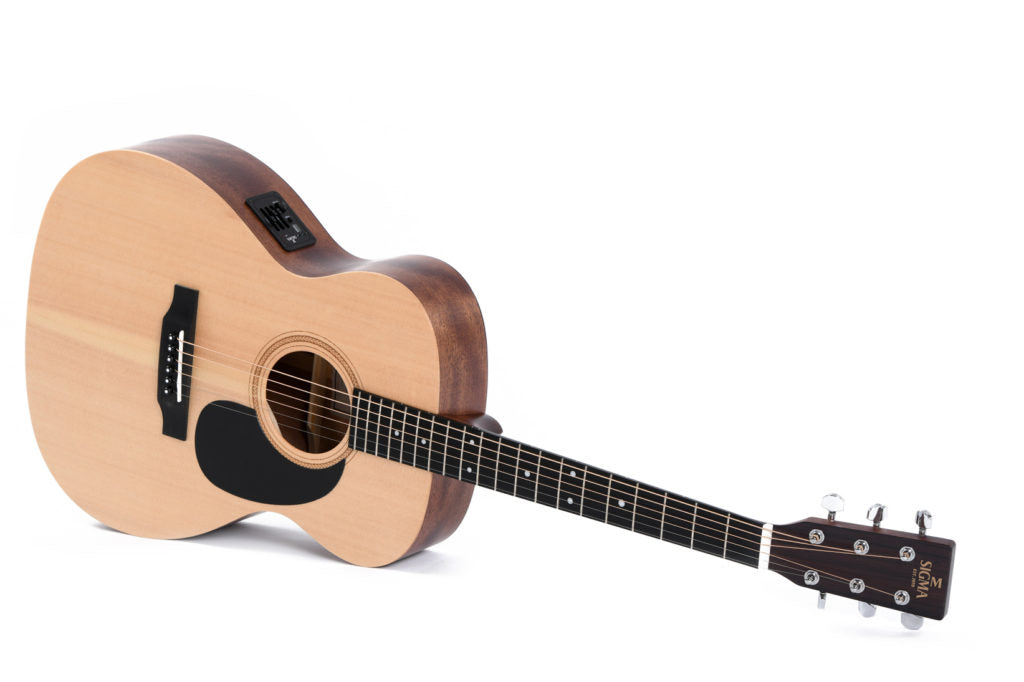 Sigma Guitars Auditorium Acoustic Electric Guitar Natural 000ME
