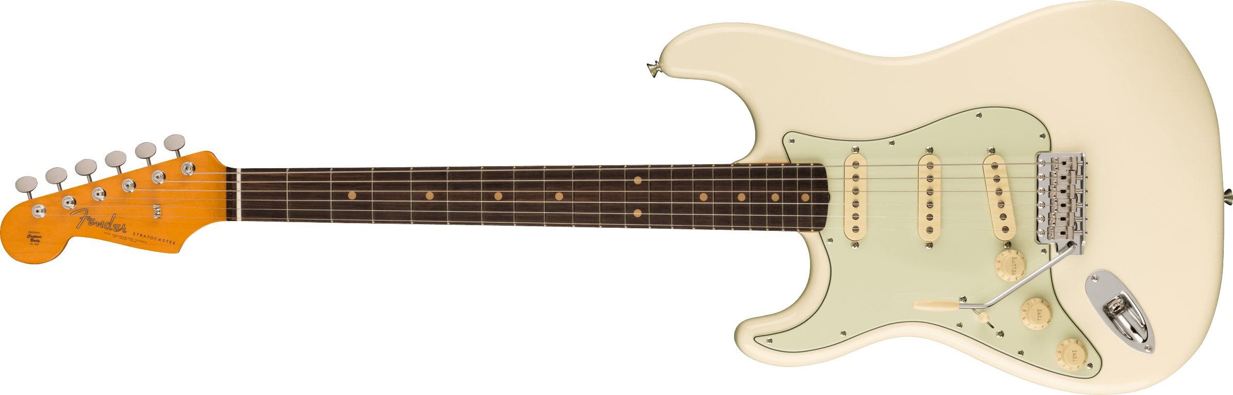 Fender American Vintage II 1961 Stratocaster® Left-Hand, Rosewood Fingerboard, Olympic White 0110260805