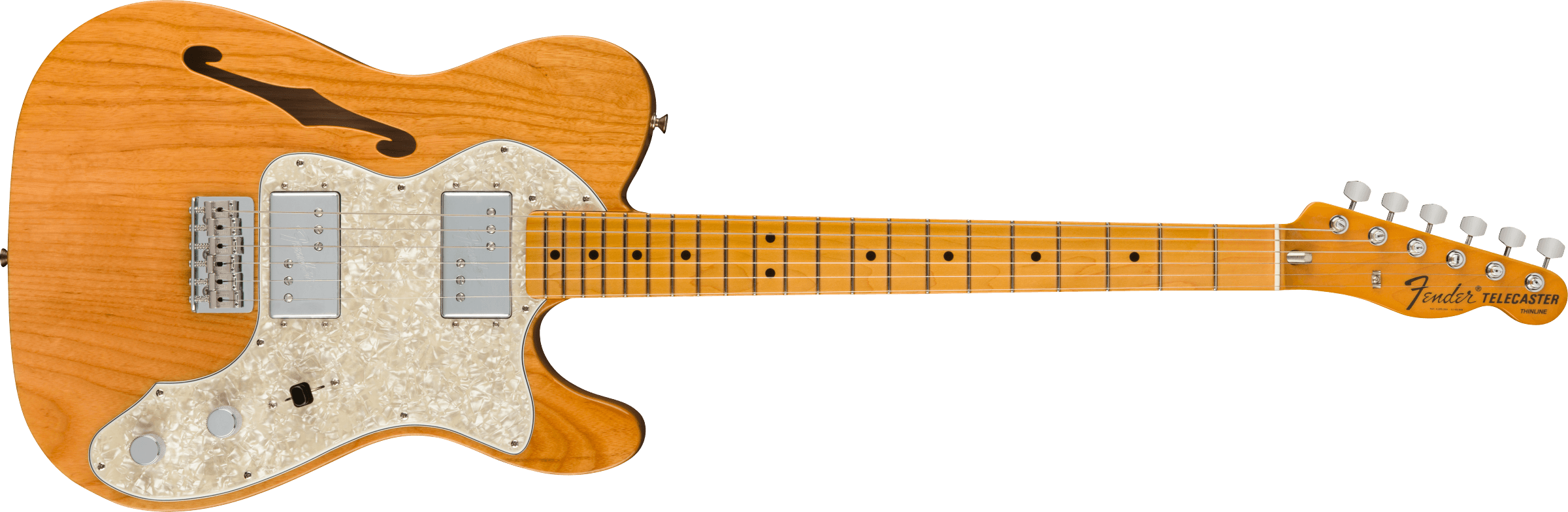 Fender American Vintage II 1972 Telecaster Thinline, Maple Fingerboard, Aged Natural 0110392834