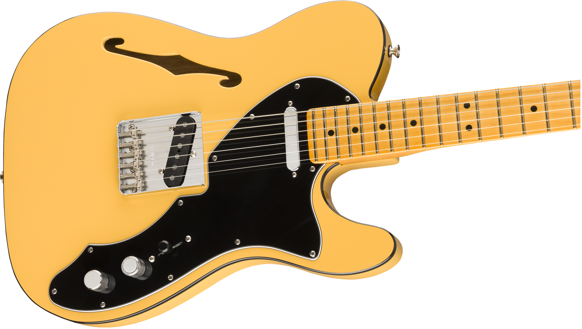 Fender Britt Daniel Tele Thinline Maple Fingerboard Amarillo Gold 0113702751 SERIAL NUMBER US23008984 6.4 LBS