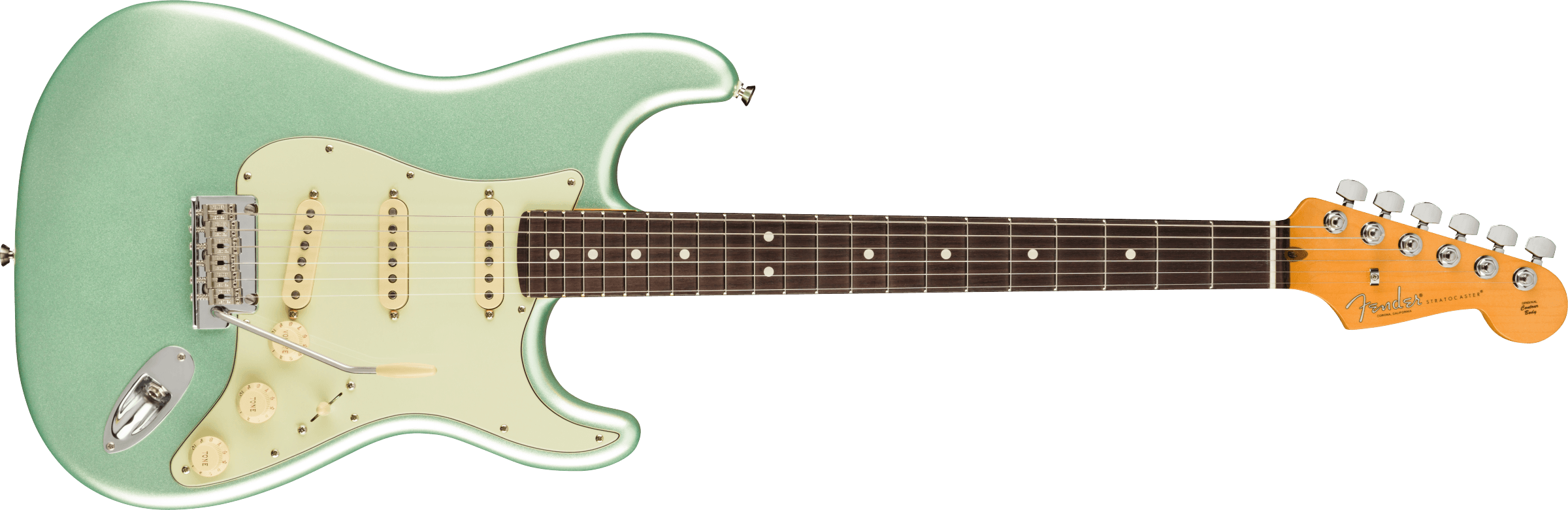 Fender American Professional II Stratocaster Rosewood Fingerboard Mystic Surf Green F-0113900718