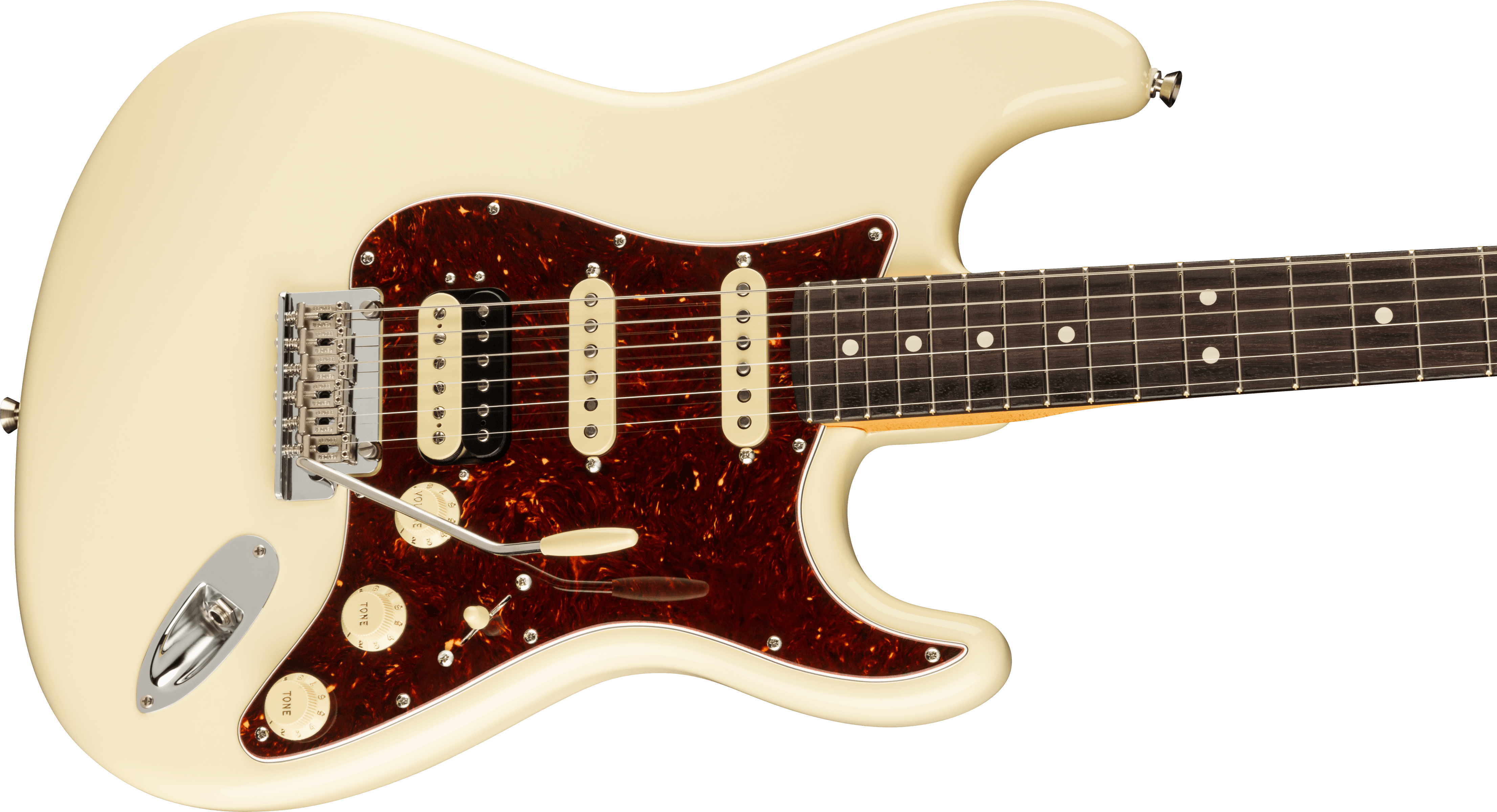 Fender American Professional II Stratocaster HSS Rosewood Fingerboard Olympic White F-0113910705