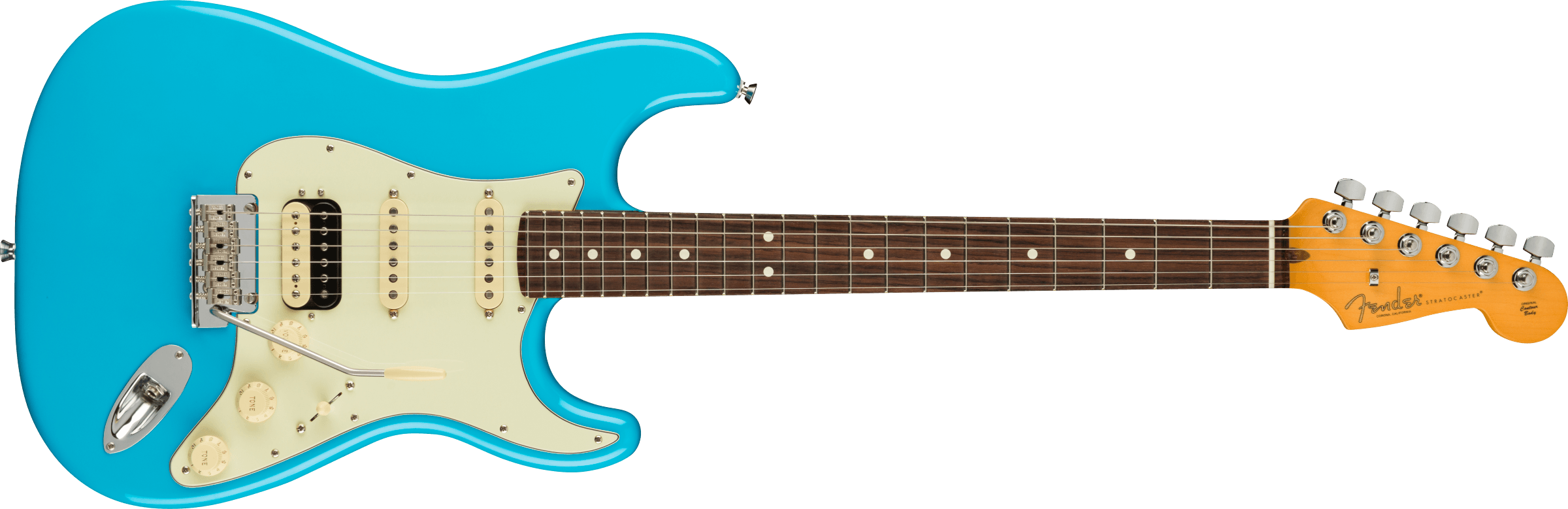 Fender American Professional II Stratocaster HSS Rosewood Fingerboard Miami Blue F-0113910719