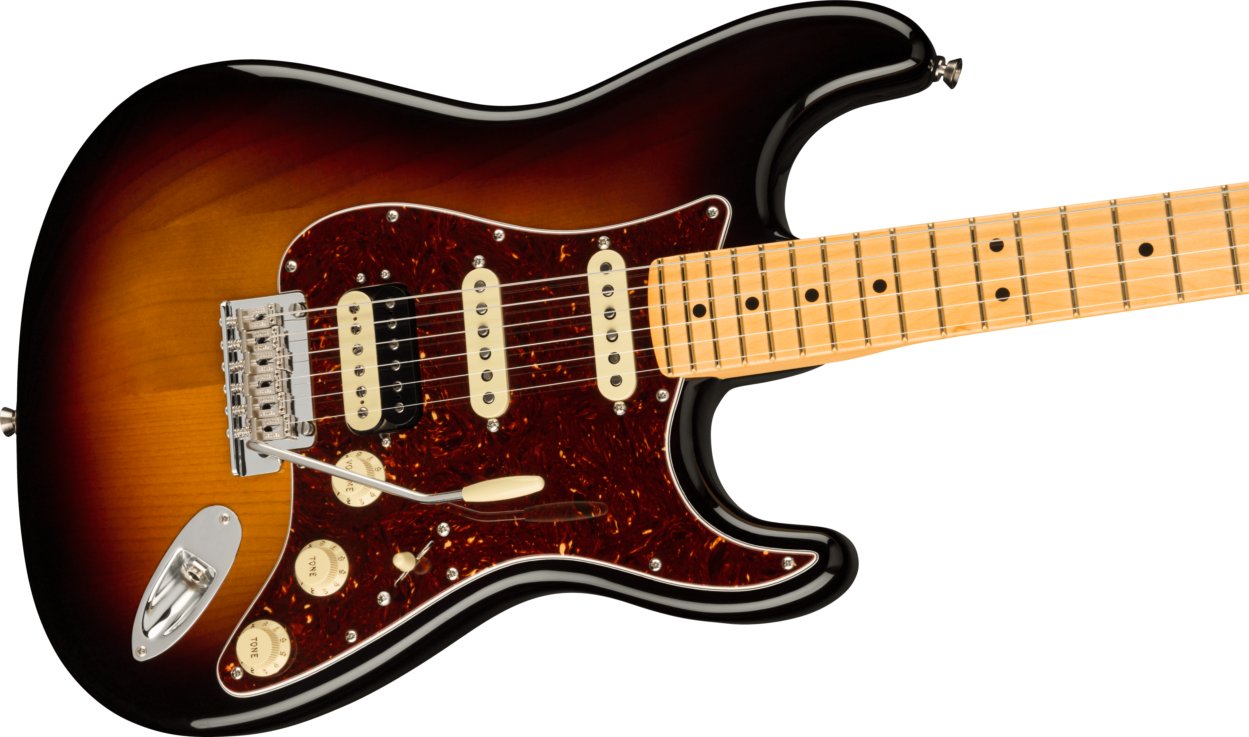 Fender American Professional II Stratocaster HSS Maple Fingerboard 3-Color Sunburst F-0113912700