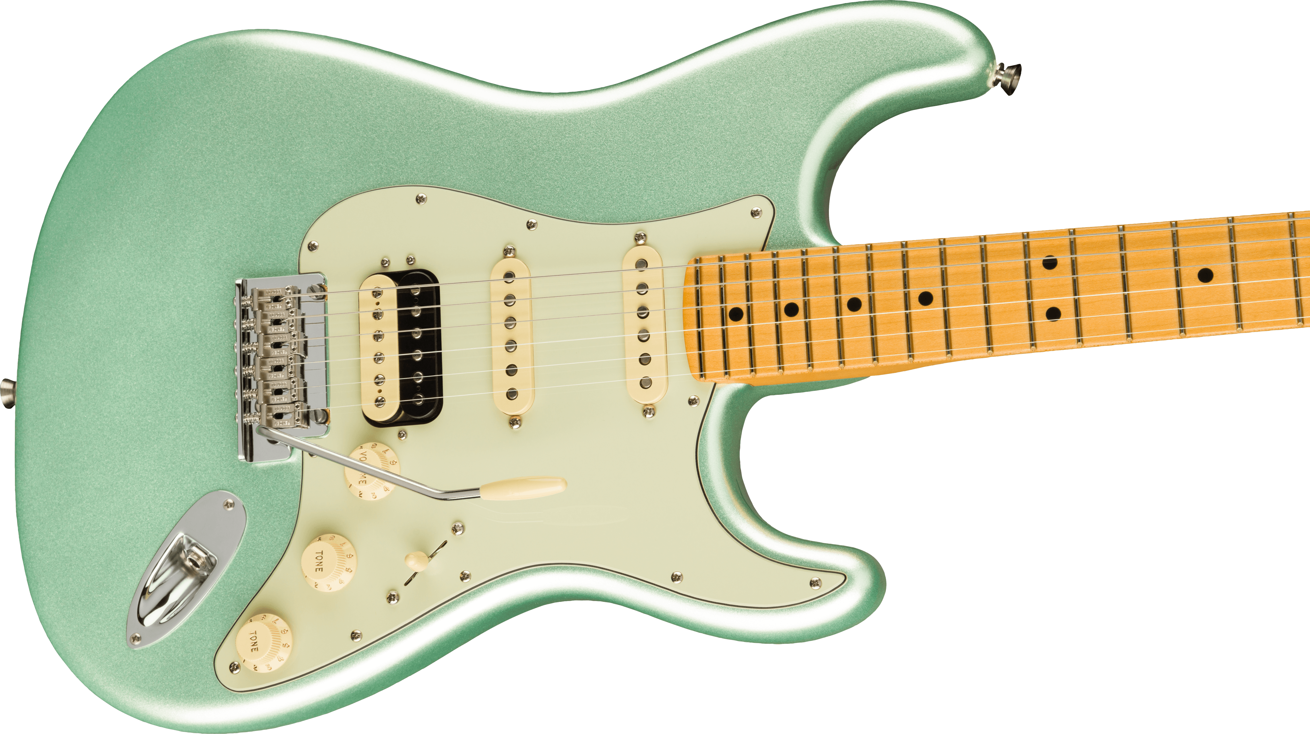 Mint green stratocaster top