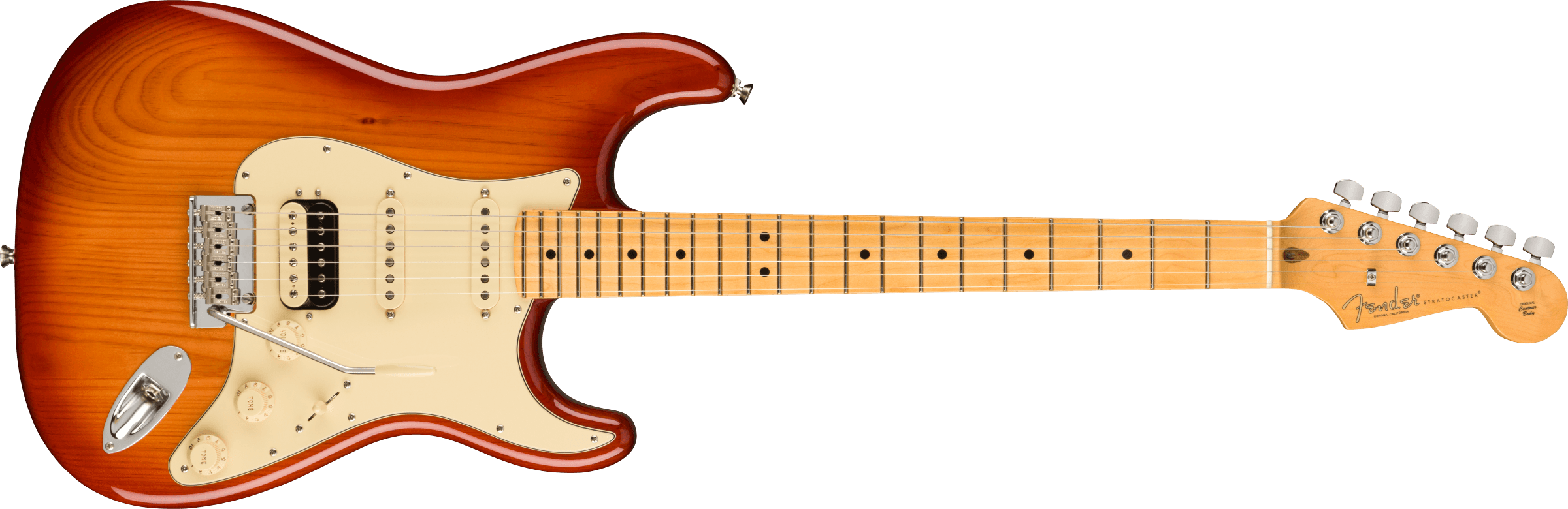 Fender American Professional II Stratocaster HSS Maple Fingerboard Sienna Sunburst F-0113912747