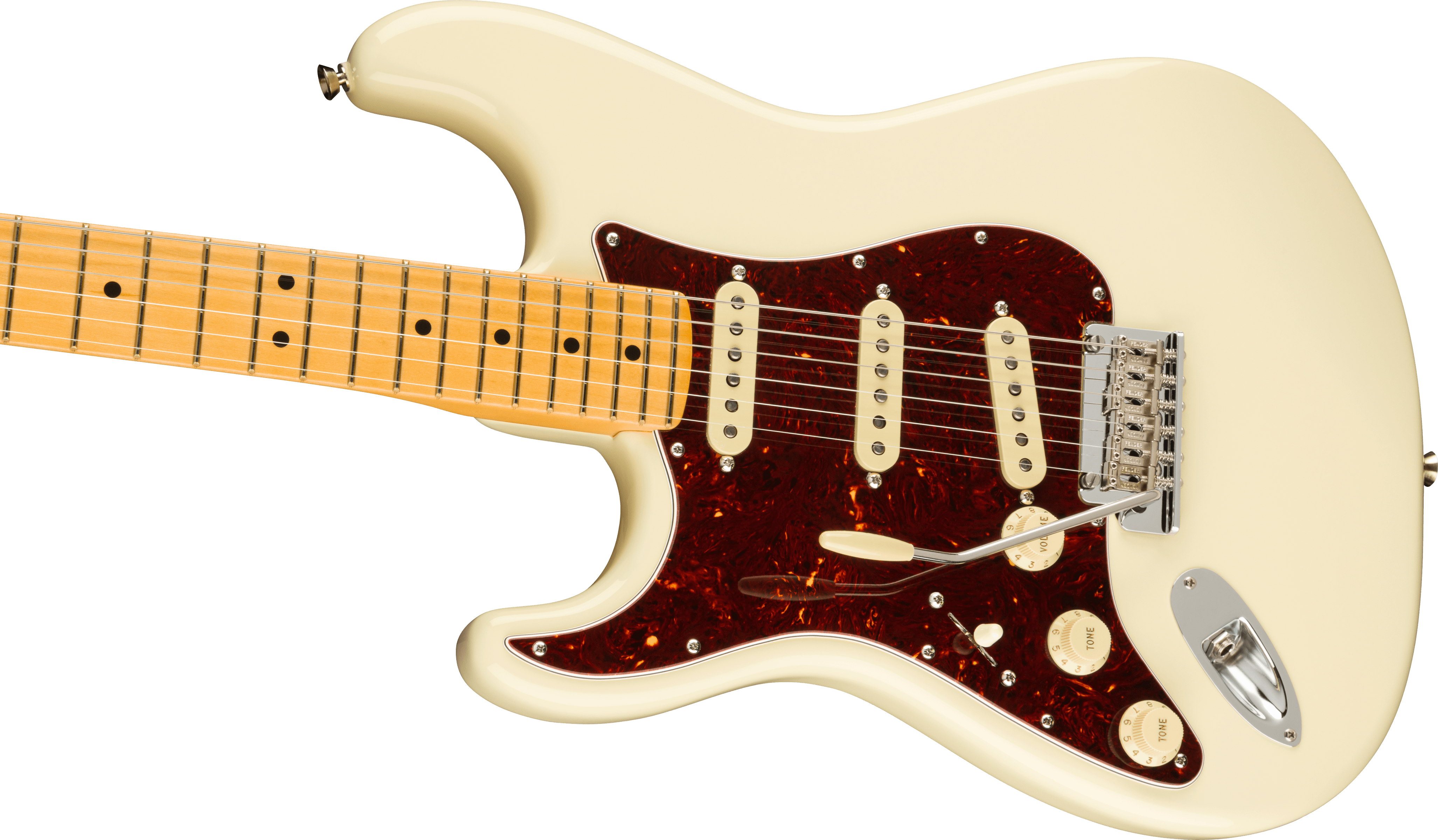 Fender American Professional II Stratocaster Left Hand Maple Fingerboard Olympic White F-0113932705