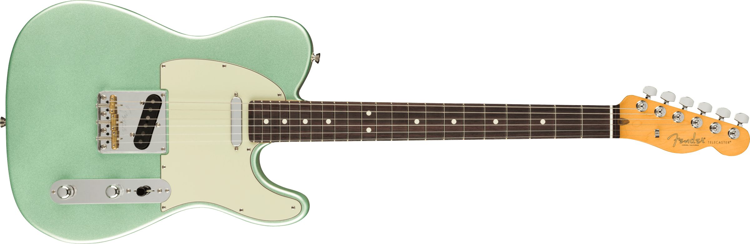 Fender American Professional II Telecaster Rosewood Fingerboard Mystic Surf Green F-0113940718