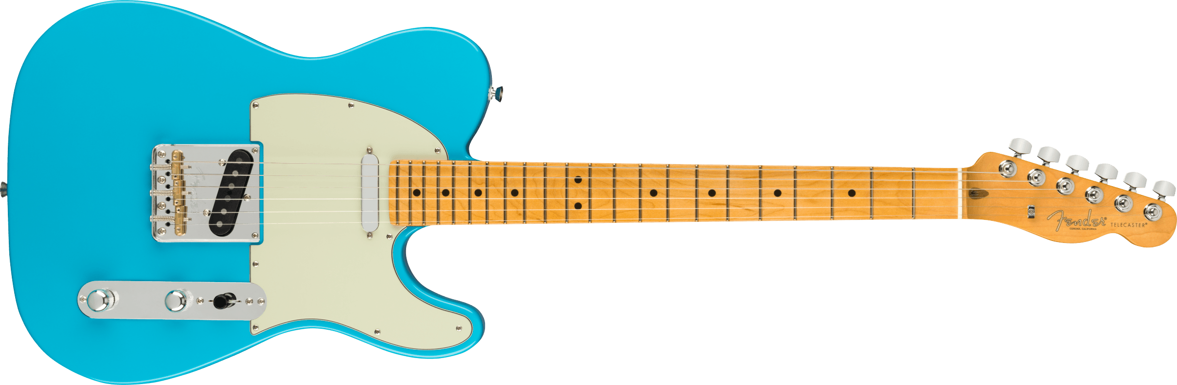 Fender American Professional II Telecaster Maple Fingerboard, Miami Blue F-0113942719