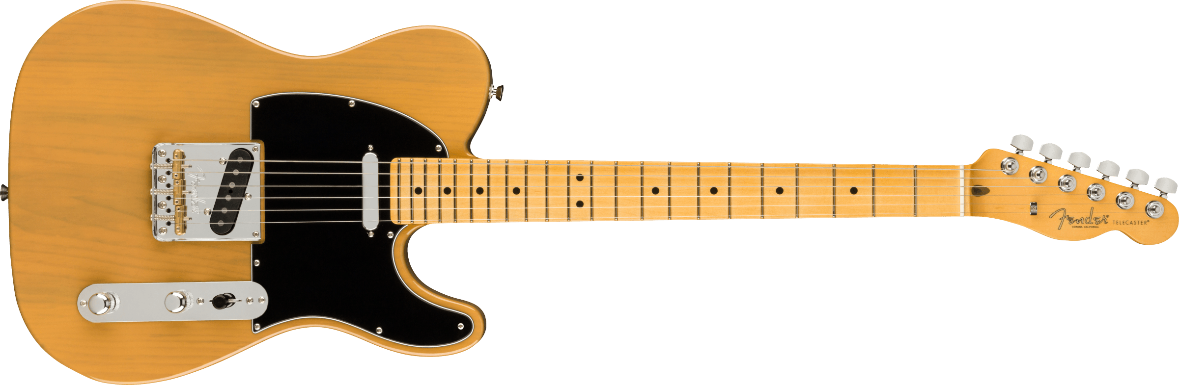 Fender American Professional II Telecaster Maple Fingerboard Butterscotch Blonde F-0113942750