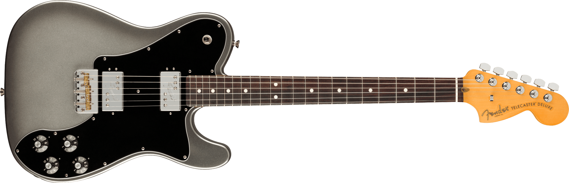 Fender American Professional II Telecaster Deluxe Rosewood Fingerboard Mercury F 0113960755
