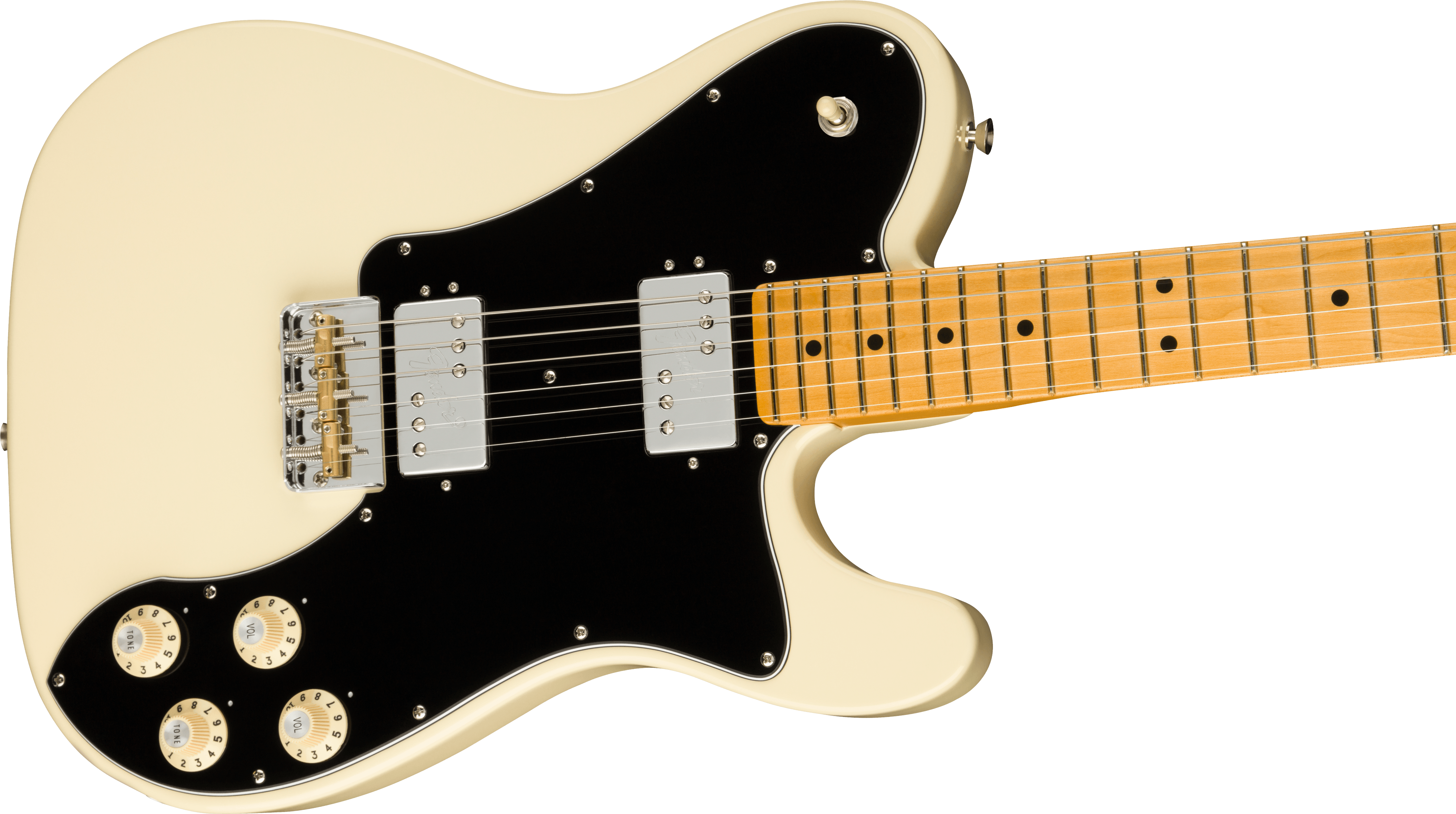 Fender American Professional II Telecaster Deluxe Maple Fingerboard Olympic White F-0113962705