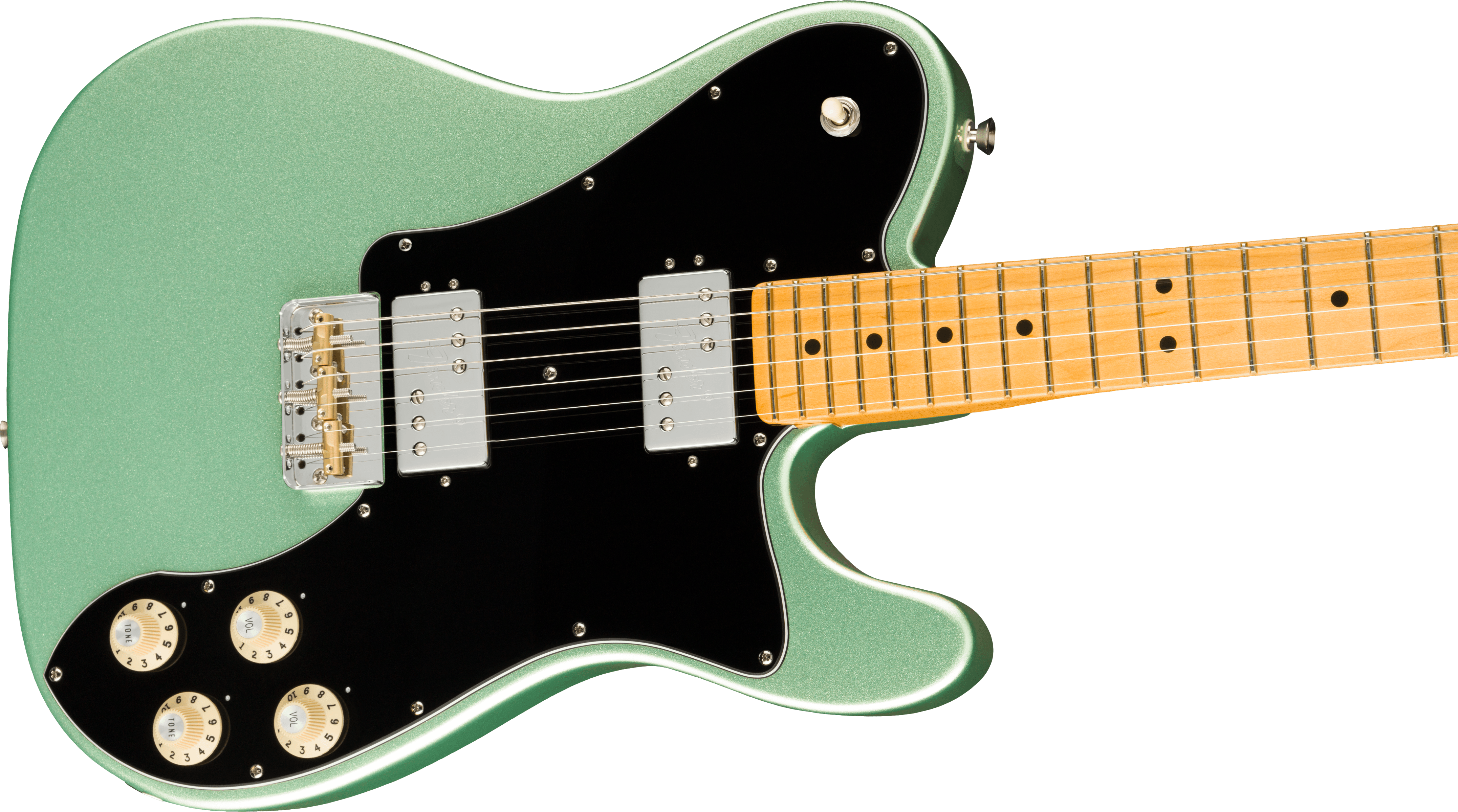 Fender American Professional II Telecaster Deluxe Maple Fingerboard Mystic Surf Green F-0113962718