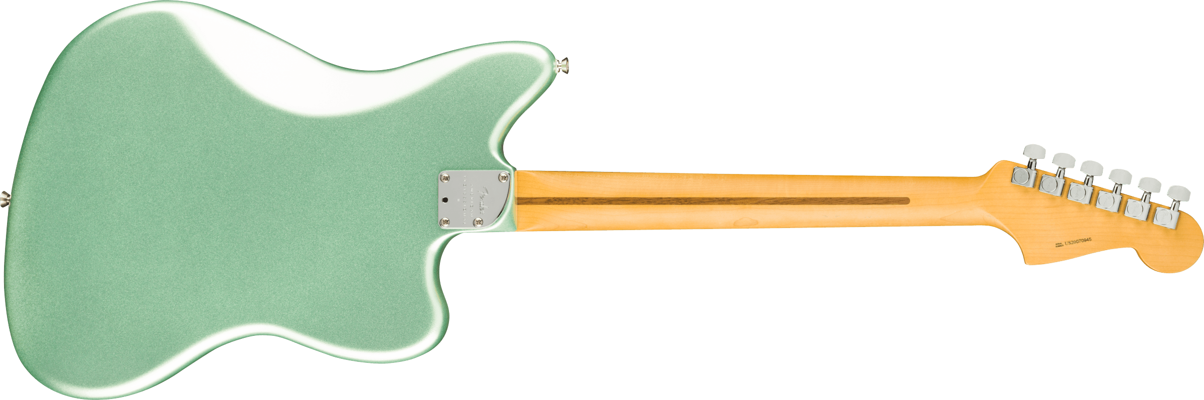 Fender American Professional II Jazzmaster Left Hand Maple Fingerboard Mystic Surf Green F-0113982718