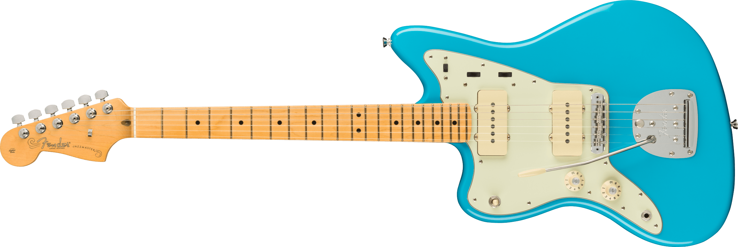 Fender American Professional II Jazzmaster Left Hand Maple Fingerboard Miami Blue F-0113982719