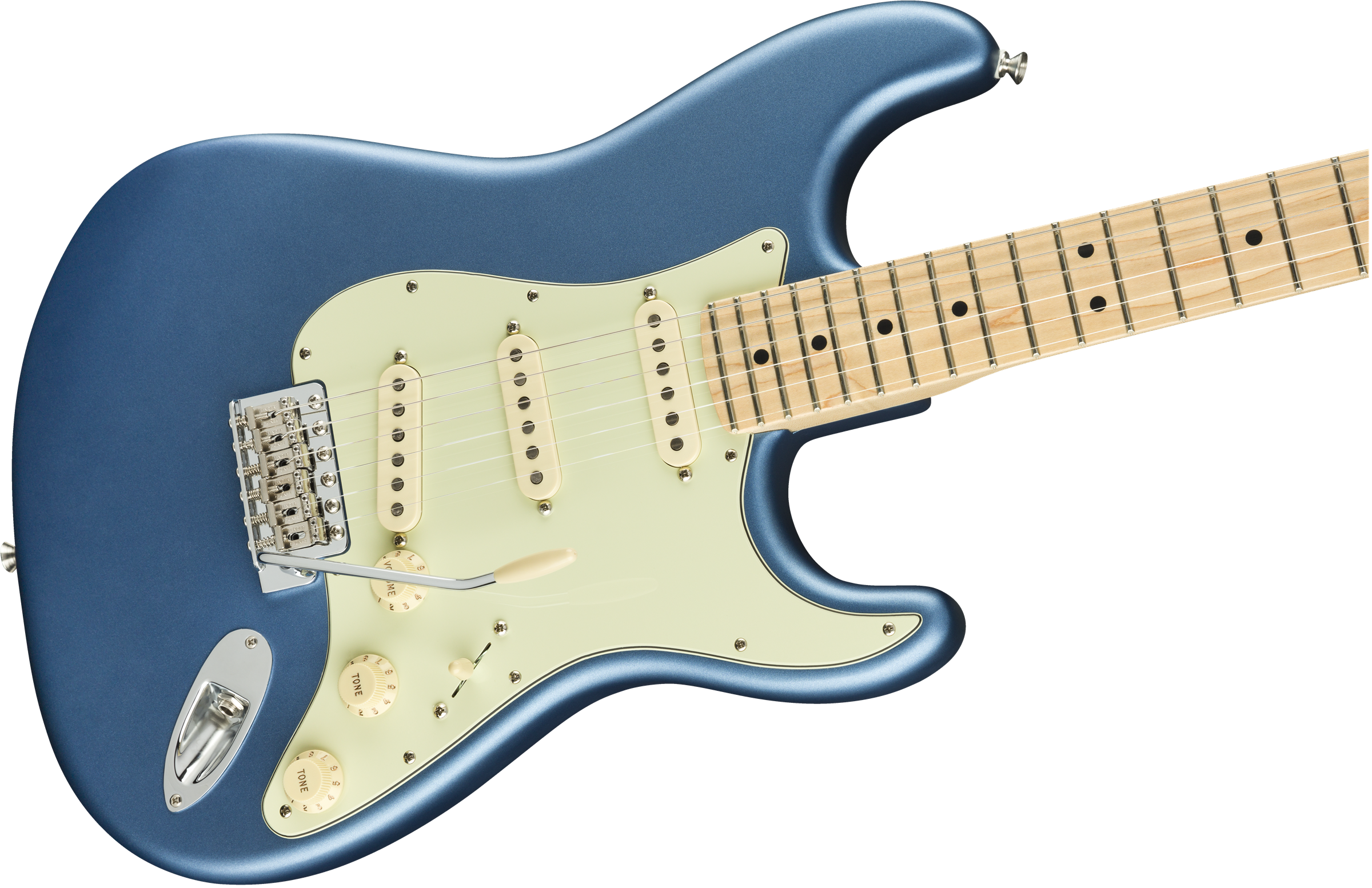 Fender American Performer Stratocaster Maple Fingerboard - Satin Lake Placid Blue F-0114912302