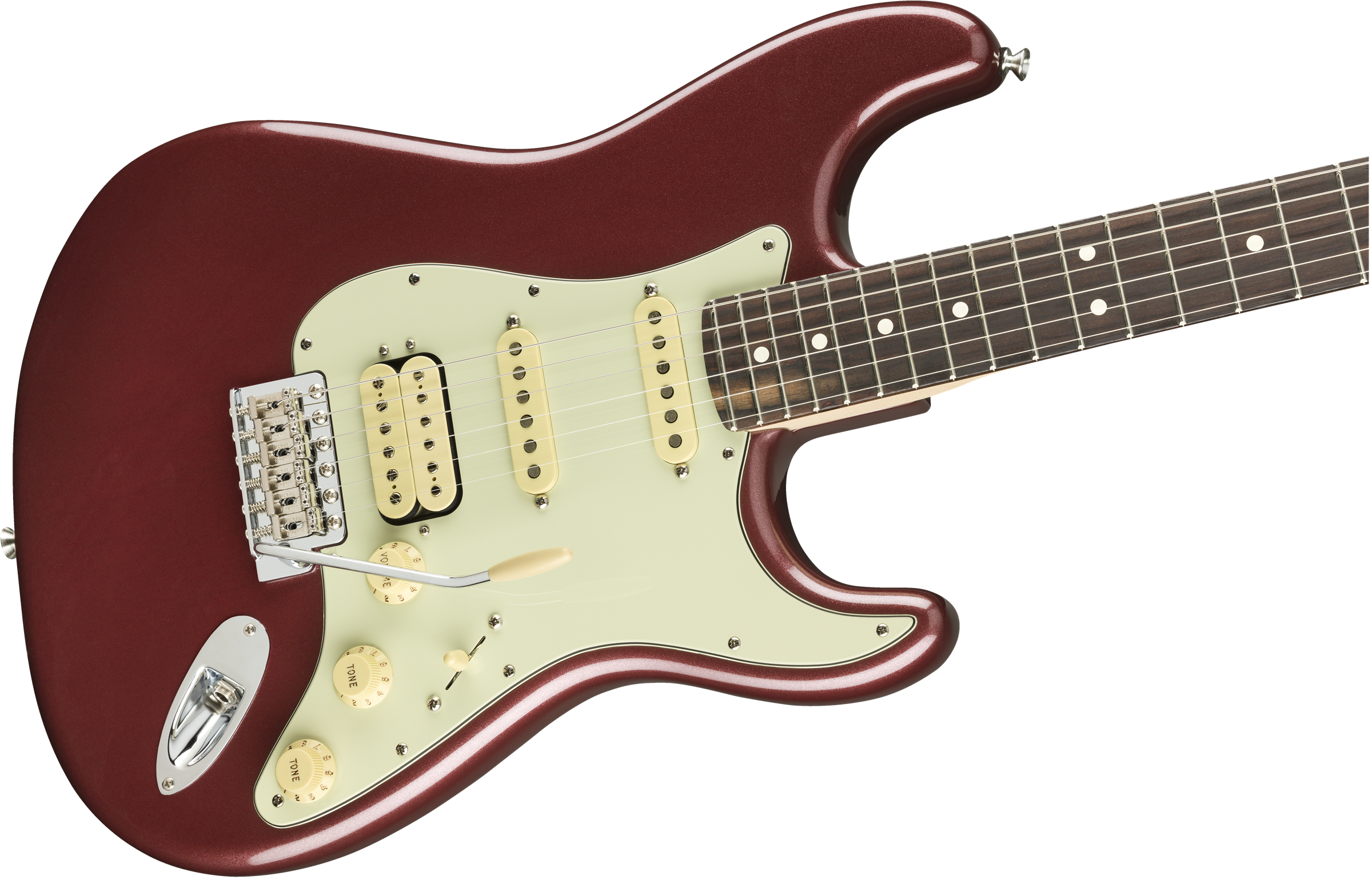 Fender American Performer Stratocaster HSS Rosewood Fingerboard in Aubergine 0114920345