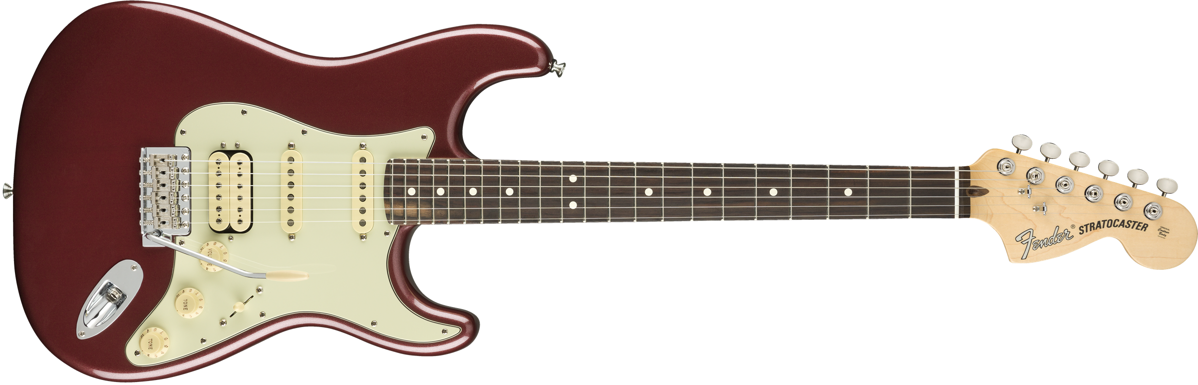 Fender American Performer Stratocaster HSS Rosewood Fingerboard in Aubergine 0114920345