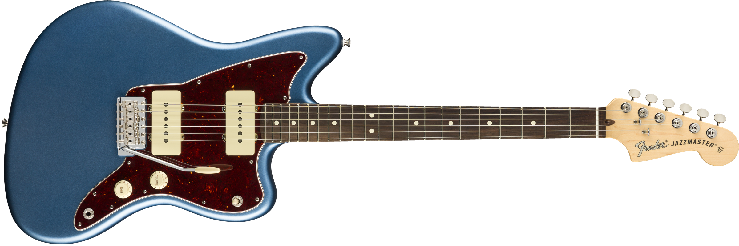 Fender American Performer Jazzmaster Rosewood Fingerboard - Satin Lake Placid Blue 0115210302