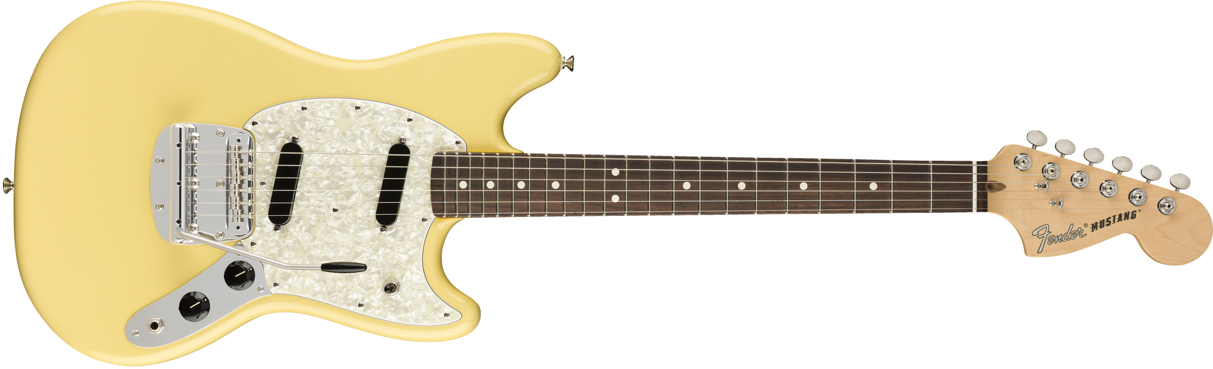 Fender American Performer Mustang Rosewood Fingerboard - Vintage White