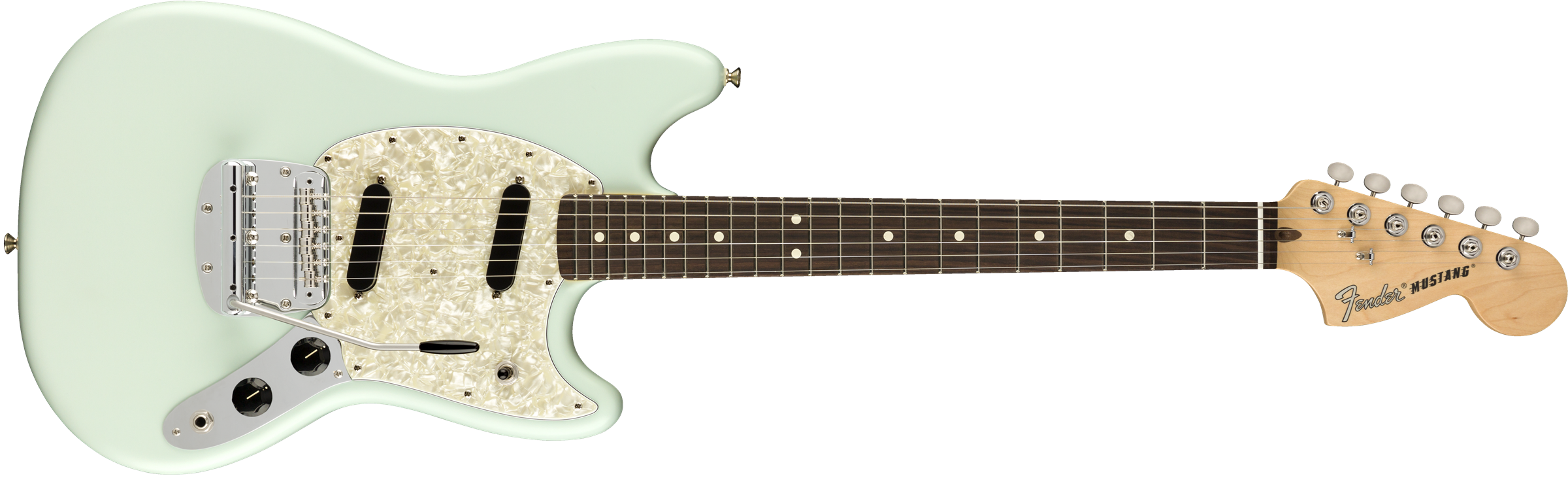 Fender American Performer Mustang Rosewood Fingerboard - Satin Sonic Blue 0115510372