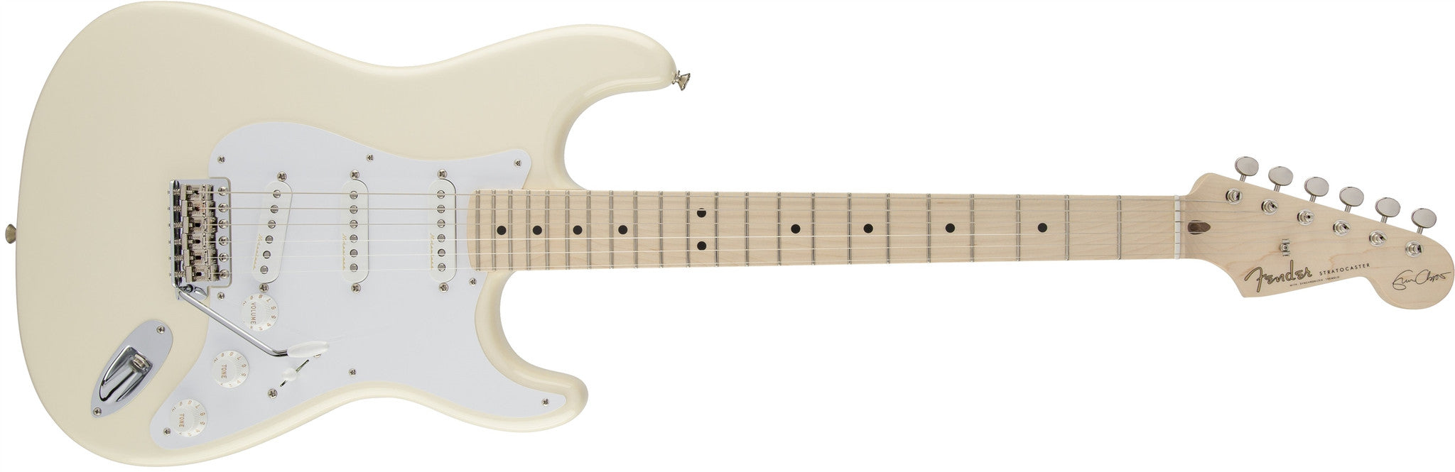 Fender Eric Clapton Stratocaster®, Maple Fingerboard, Olympic White 0117602805 - L.A. Music - Canada's Favourite Music Store!