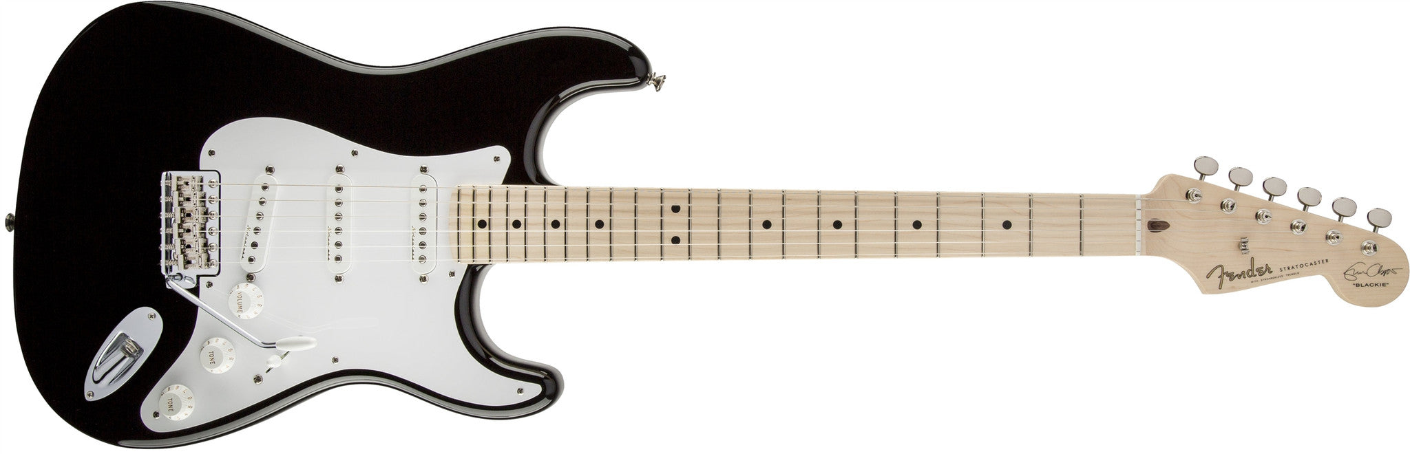 Fender USA Eric Clapton Blackie Stratocaster, Maple Fingerboard, Black Fender USA Eric Clapton Blackie Stratocaster, Maple Fingerboard, Black