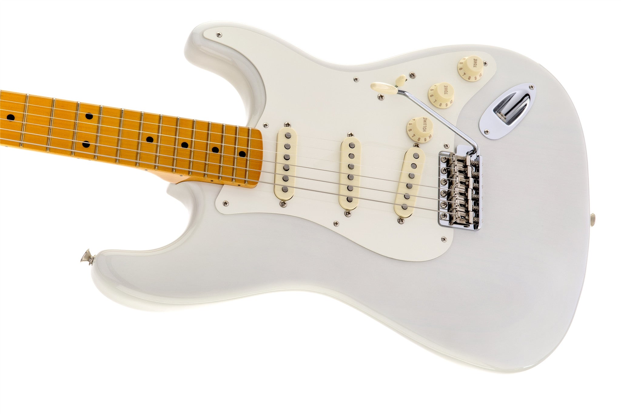 Fender Eric Johnson Stratocaster Maple Fingerboard White Blonde 0117 L.A. Music
