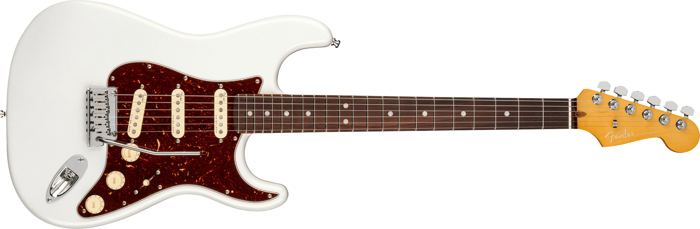 Fender American Ultra Stratocaster Rosewood Fingerboard Arctic Pearl 0118010781