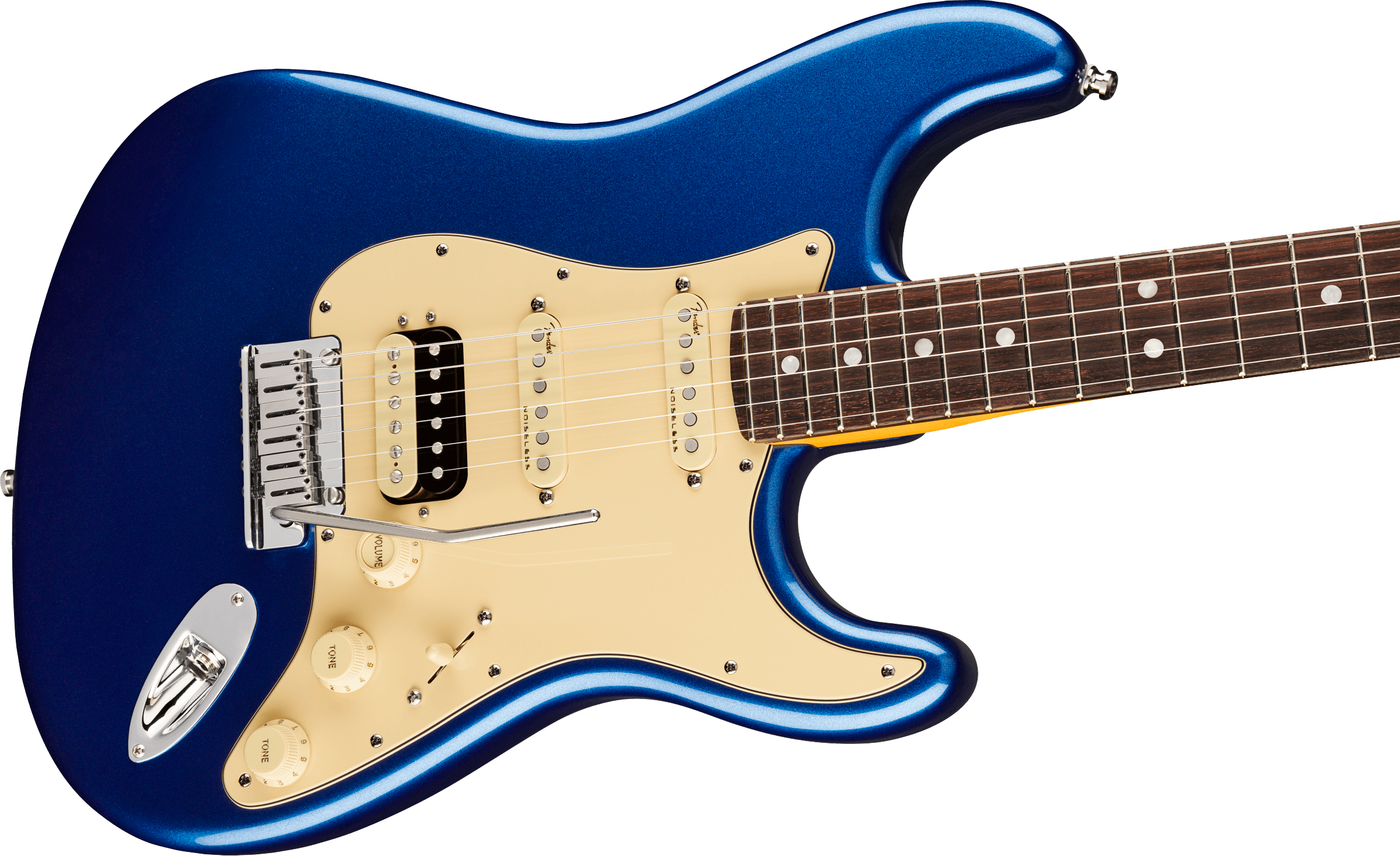 Fender American Ultra Stratocaster HSS Rosewood Fingerboard Cobra Blue L.A. Music