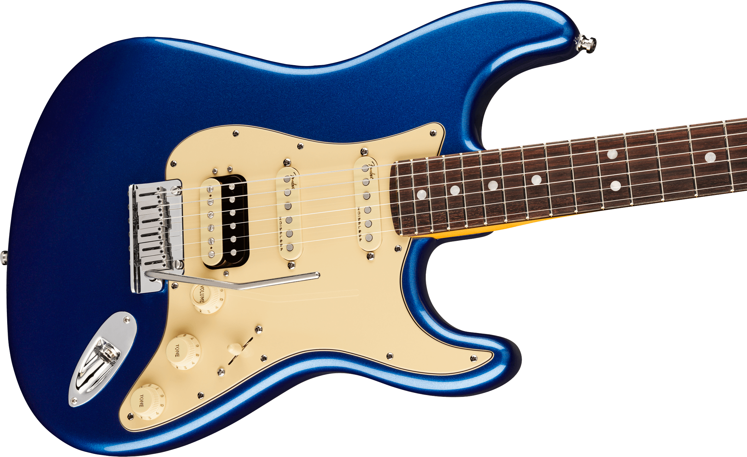 Fender American Ultra Stratocaster HSS Rosewood Fingerboard Cobra Blue 0118020795