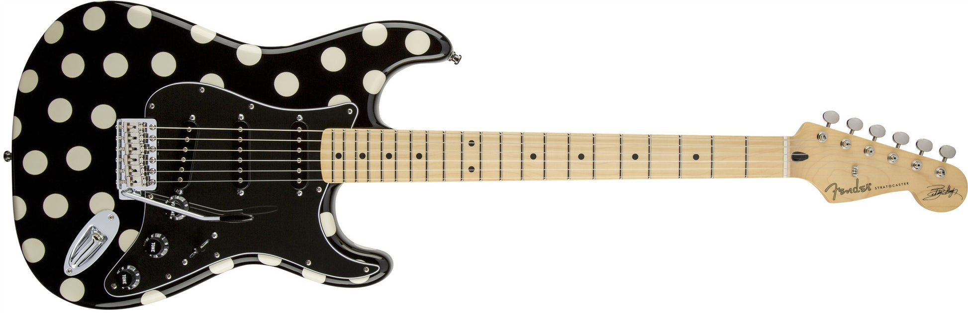 Fender Buddy Guy Standard Stratocaster, Maple Fingerboard, Polka