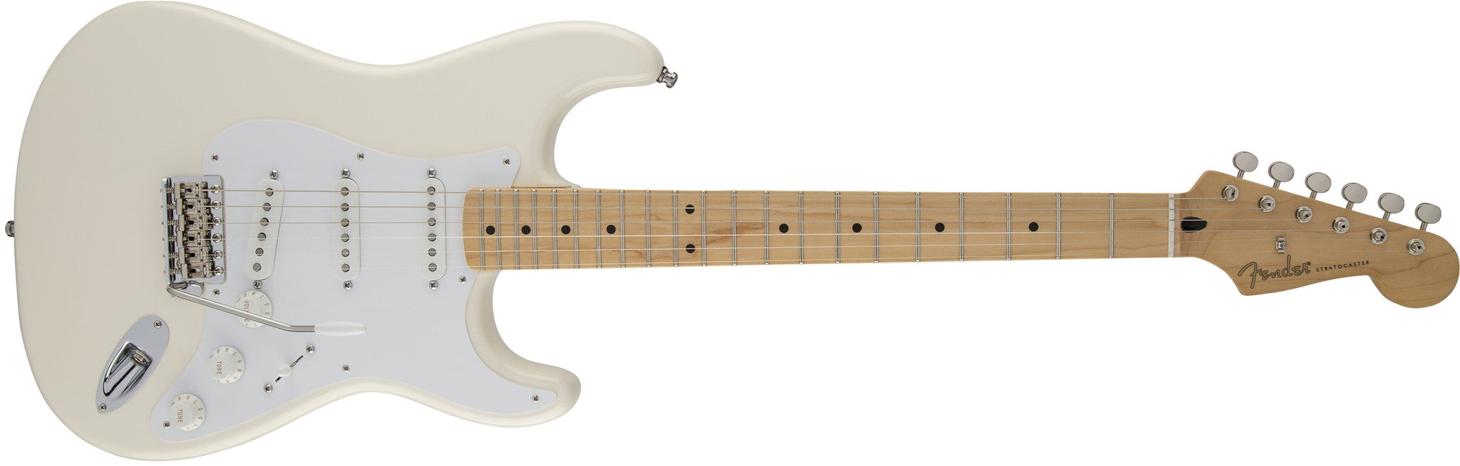 Fender Jimmie Vaughan Tex-Mex™ Strat®, Maple Fingerboard, Olympic White 0139202305 - L.A. Music - Canada's Favourite Music Store!