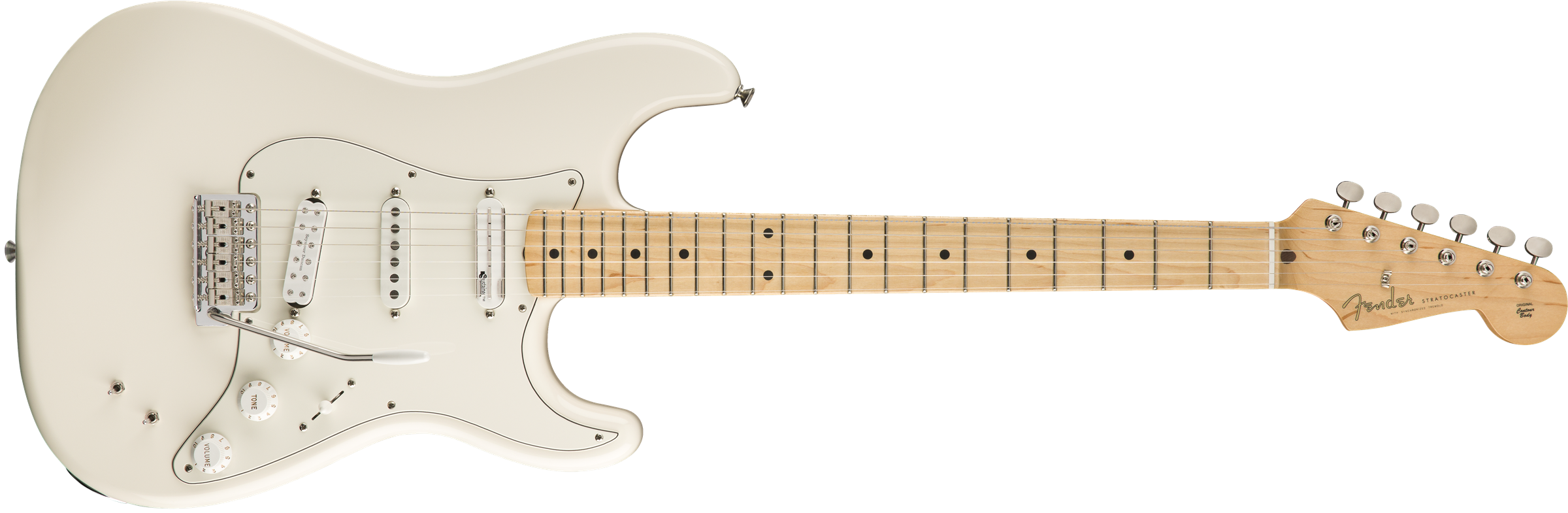 Fender EOB Stratocaster Maple Fingerboard Olympic White Ed O'Brien Signature 0140192305