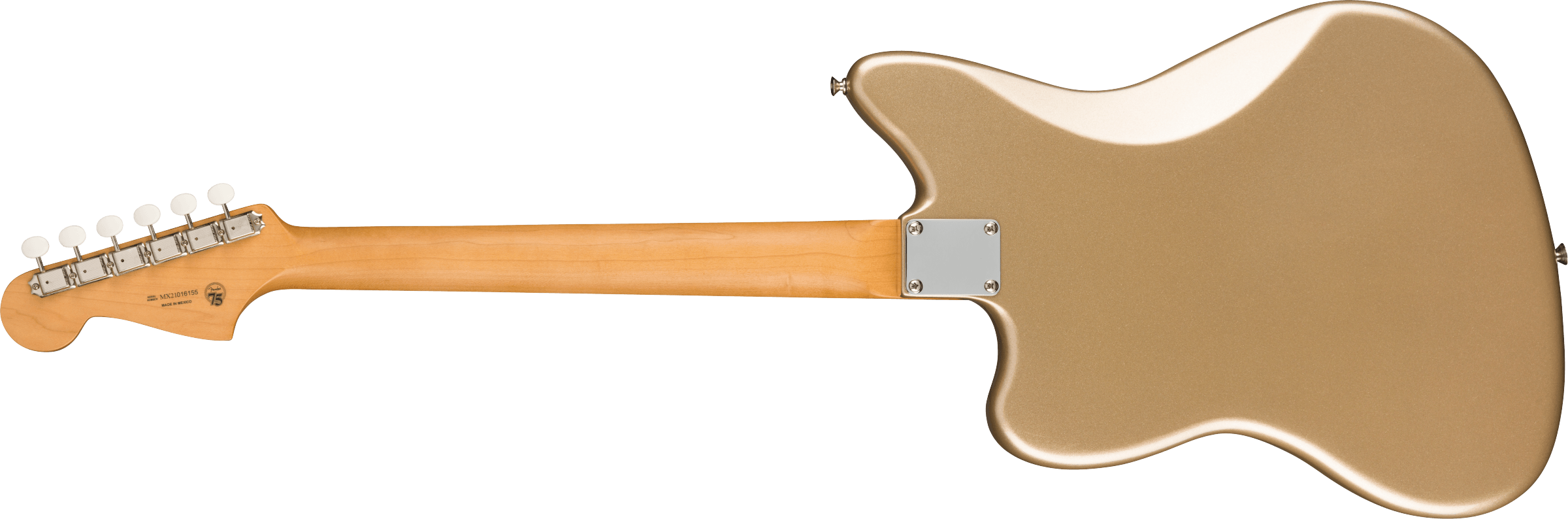 Fender Gold Foil Jazzmaster Ebony Fingerboard, Shoreline Gold 0140701344
