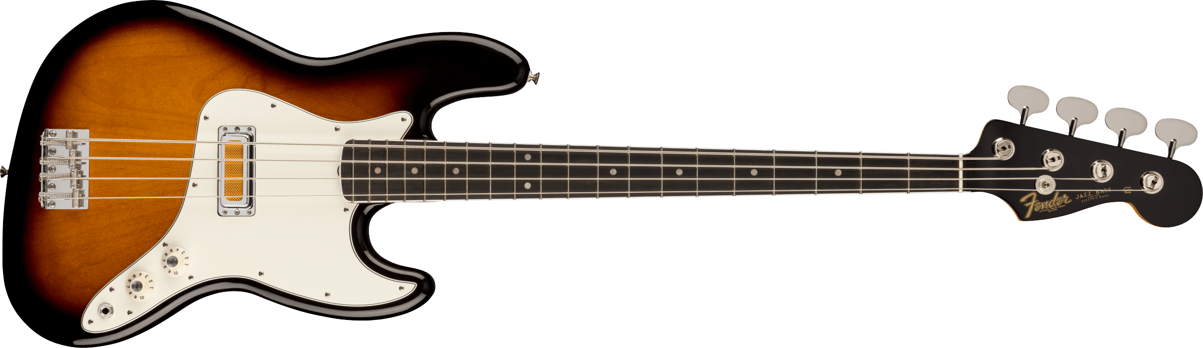 Fender Gold Foil Jazz Bass Ebony Fingerboard, 2-Color Sunburst 0140711303